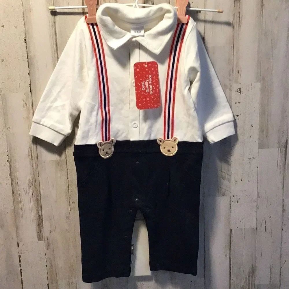 3/6 month old baby suit onesie